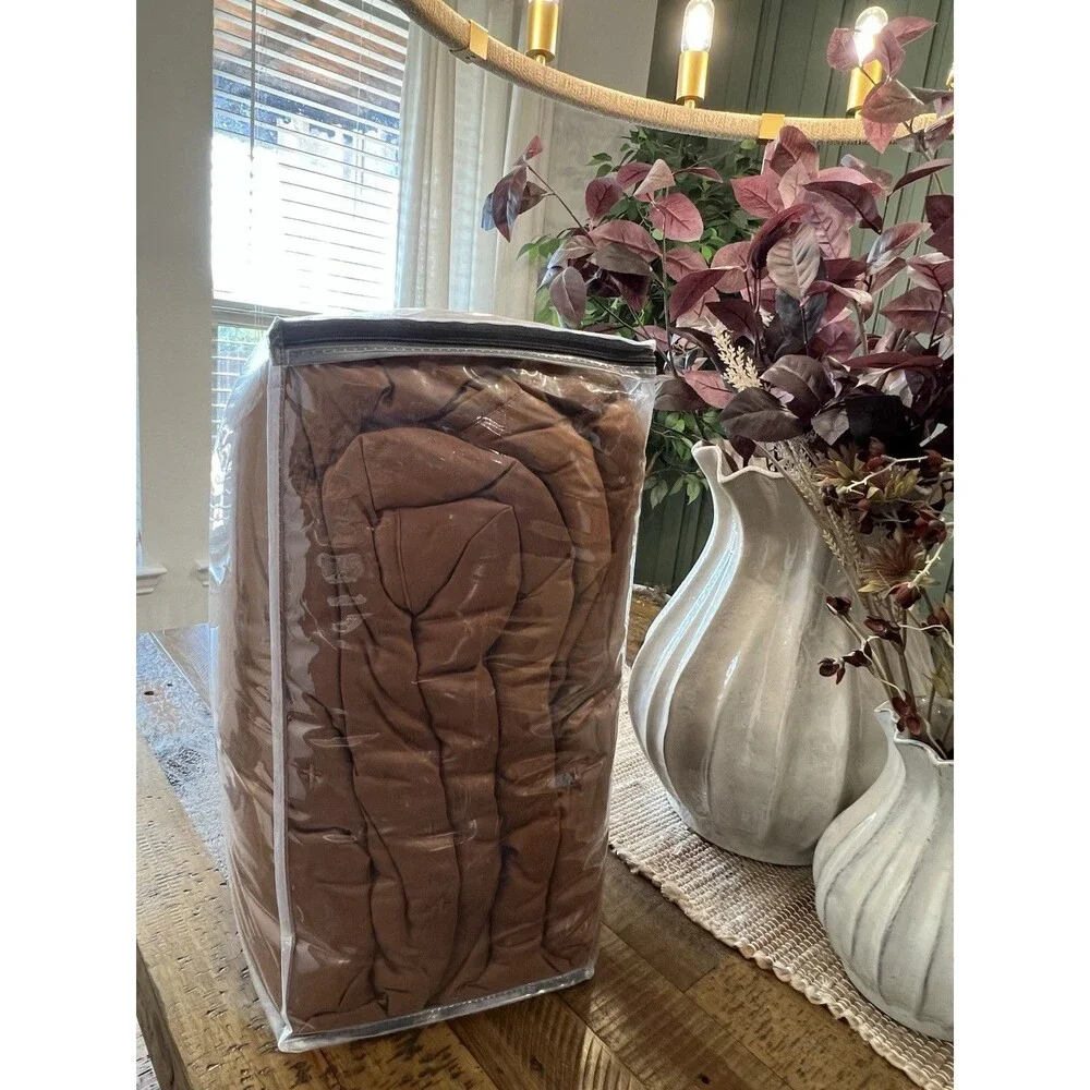 3pc King TENCEL Lyocell Comforter and Sham Set Copper - Threshold